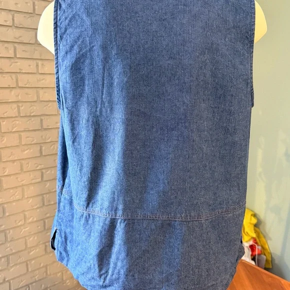 Vintage Anton’s Sport Denim Vest – Made in Canada – Unisex - Picture 2 of 5